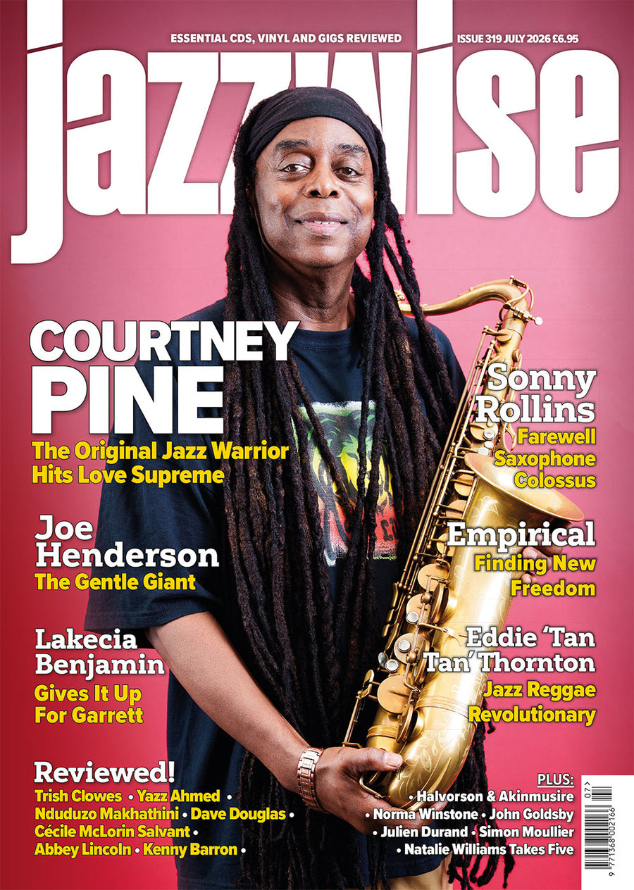 Courtney Pine with The Duke on the July 2026 cover of Jazzwise